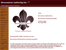 Tablet Screenshot of brownstoneauthority.com